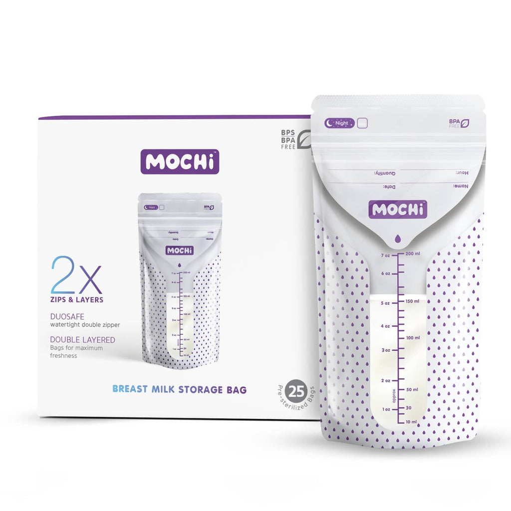 MOCHi Breast Milk Storage Bags - Double Layered, BPA Free - Baby&More