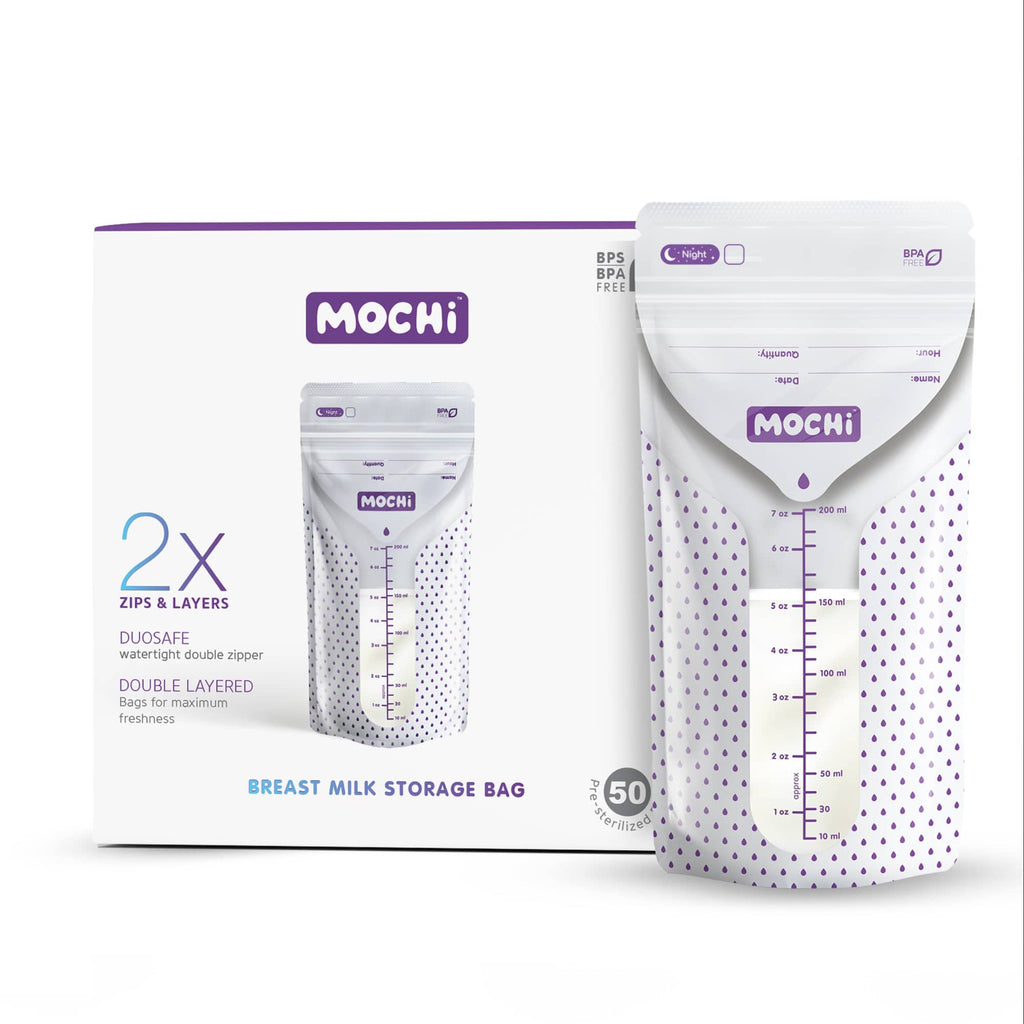 MOCHi Breast Milk Storage Bags - Double Layered, BPA Free - Baby&More