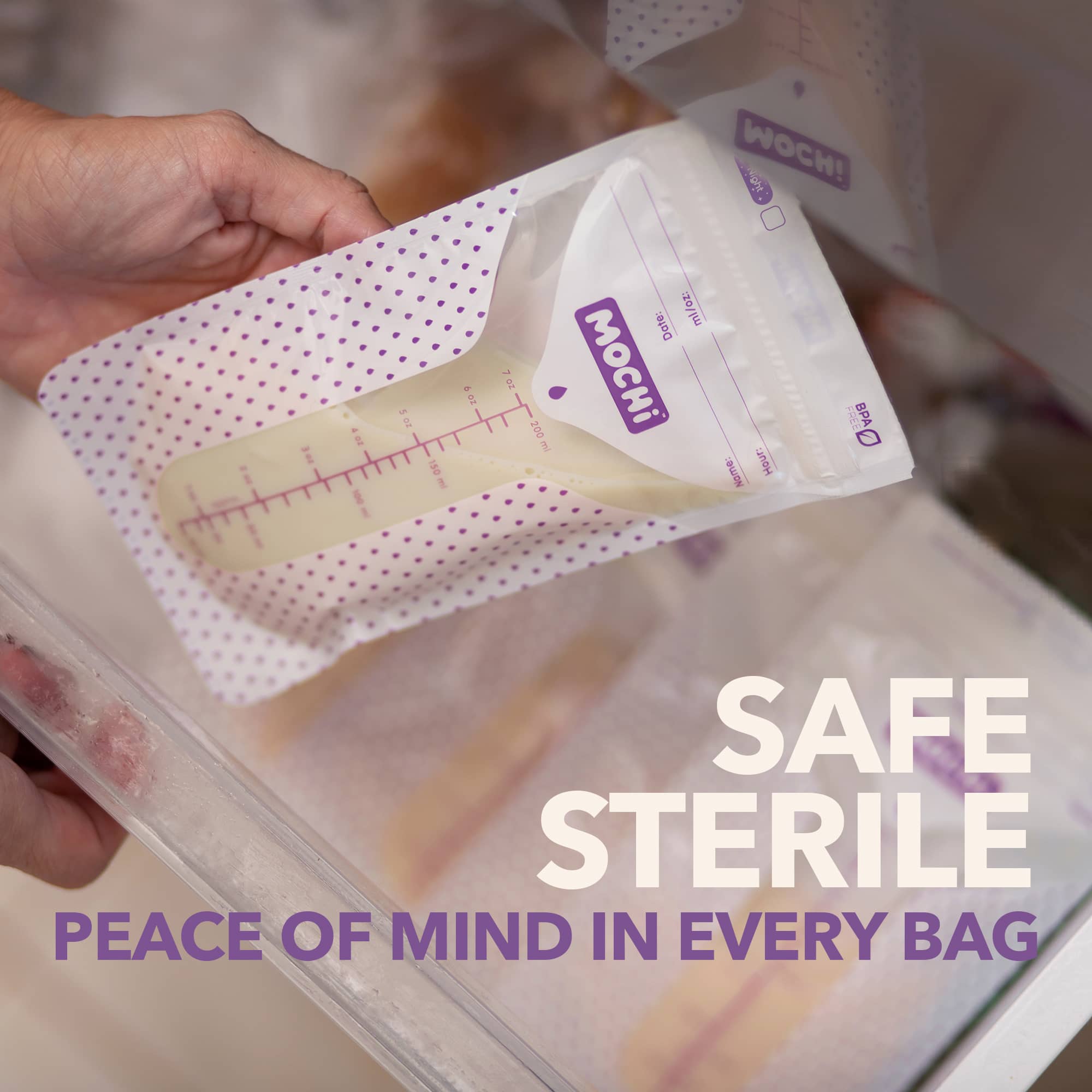 MOCHi Breast Milk Storage Bags - Double Layered, BPA Free - Baby&More