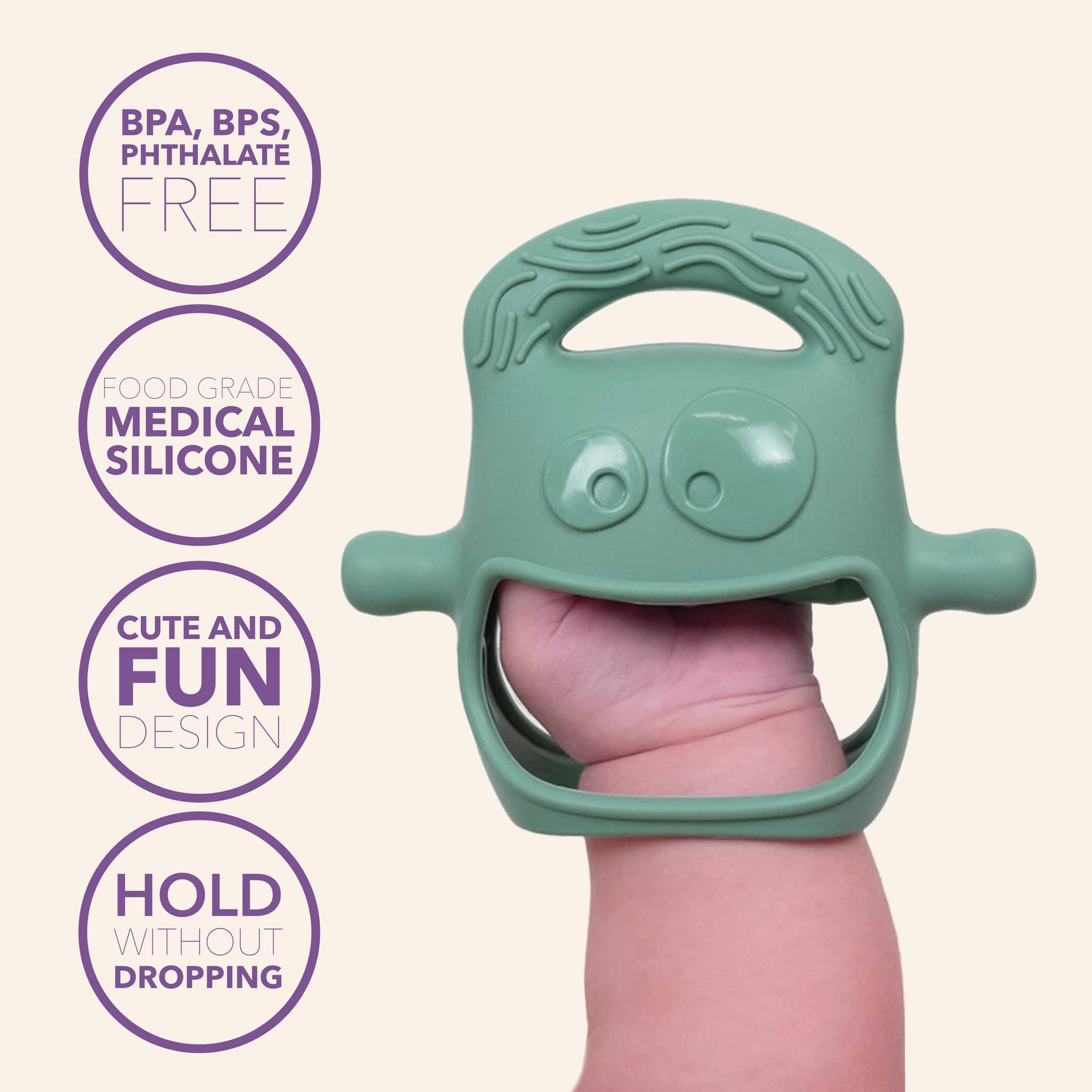 MOCHi Silicone Teething Mitten - Various Colours