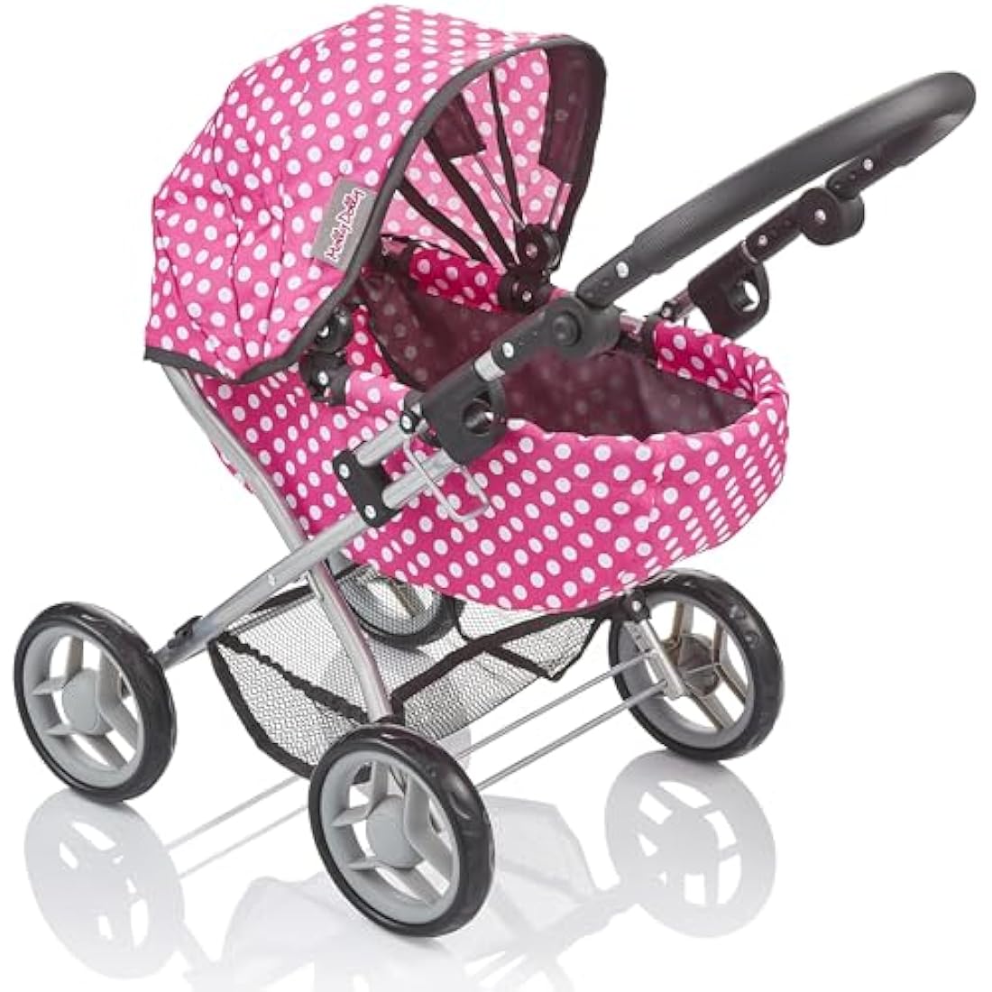 Molly Dolly My First Dolls Pram - Pink Spot - Baby&More