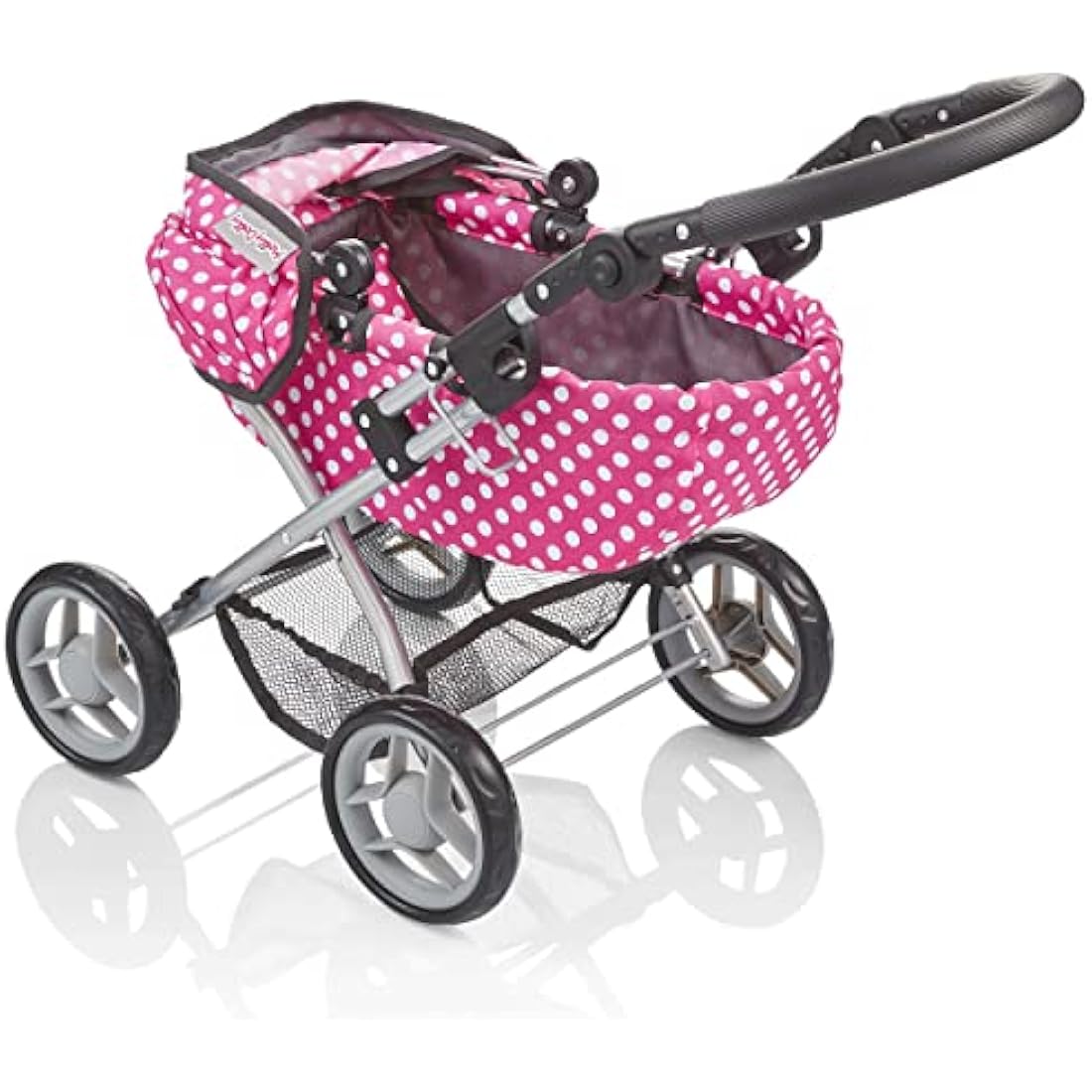 Molly Dolly My First Dolls Pram - Pink Spot - Baby&More