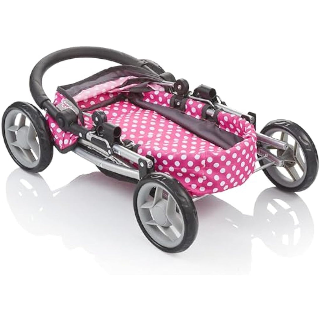 Molly Dolly My First Dolls Pram - Pink Spot - Baby&More