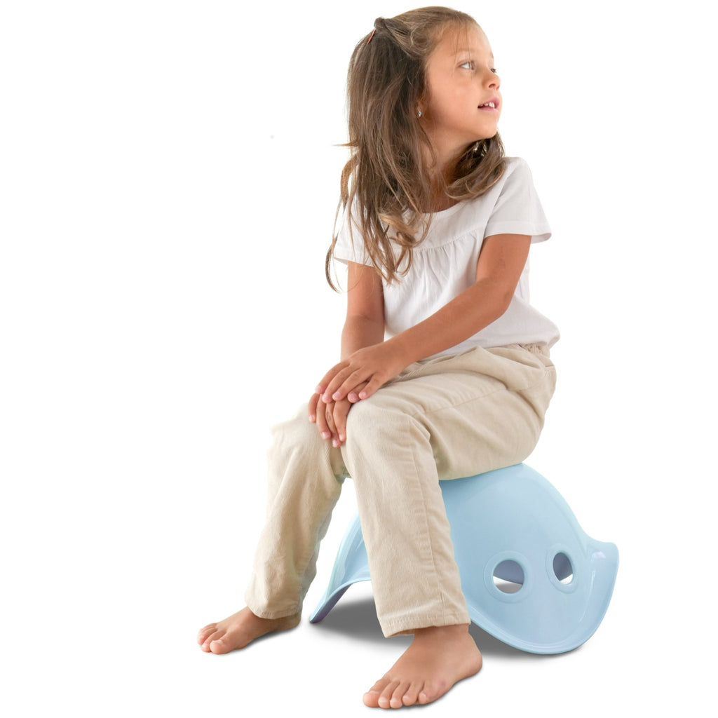 MOLUK Bilibo - Ice Blue - Rocking & Spinning Toy - Baby&More