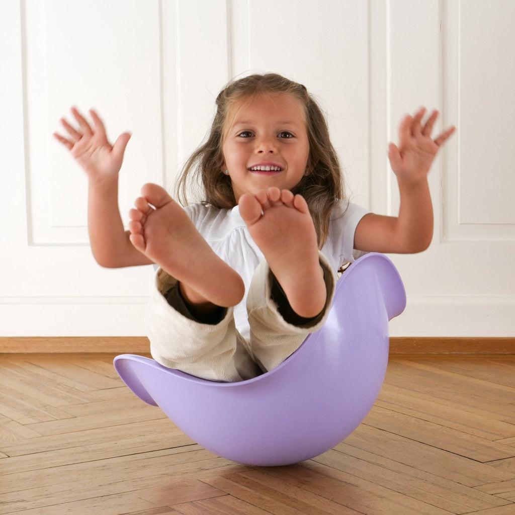 MOLUK Bilibo - Lilac - Rocking & Spinning Toy - Baby&More