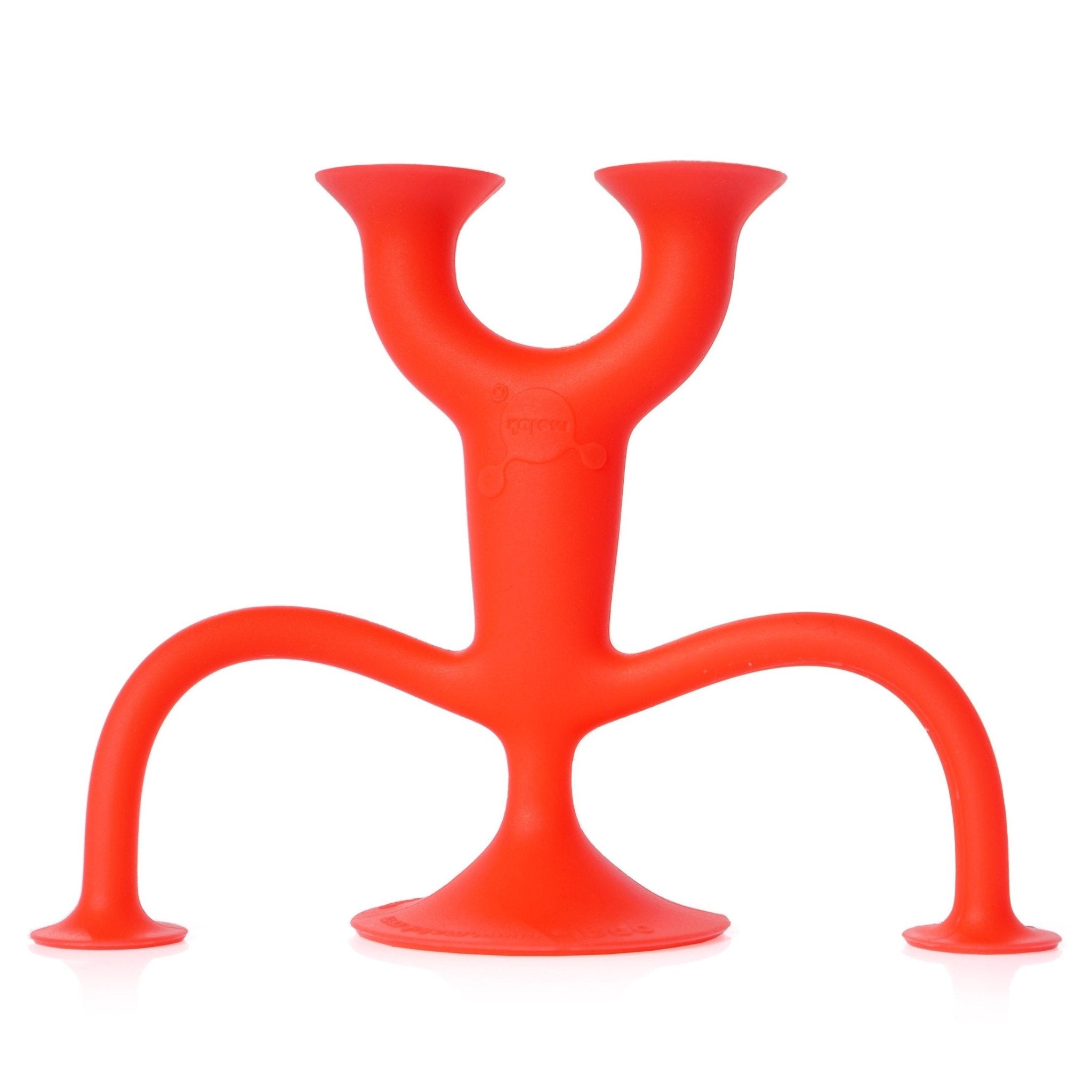 MOLUK Oogi Silicone Toy with Suction Arms & Legs - Junior - Red - Baby&More
