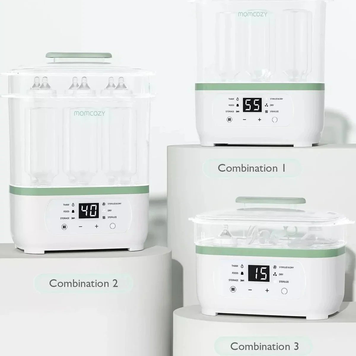 Momcozy 8-1 Bottle Steriliser & Dryer - Baby&More
