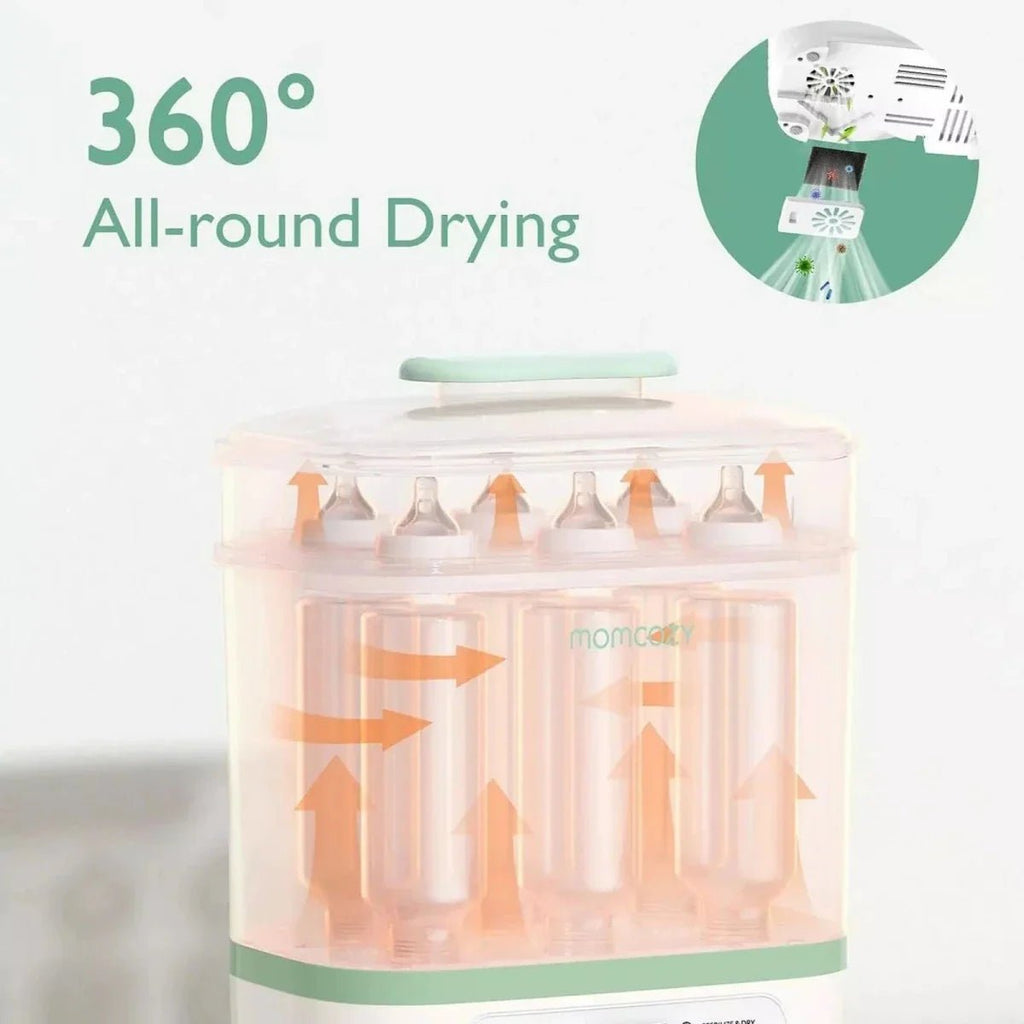 Momcozy 8-1 Bottle Steriliser & Dryer - Baby&More