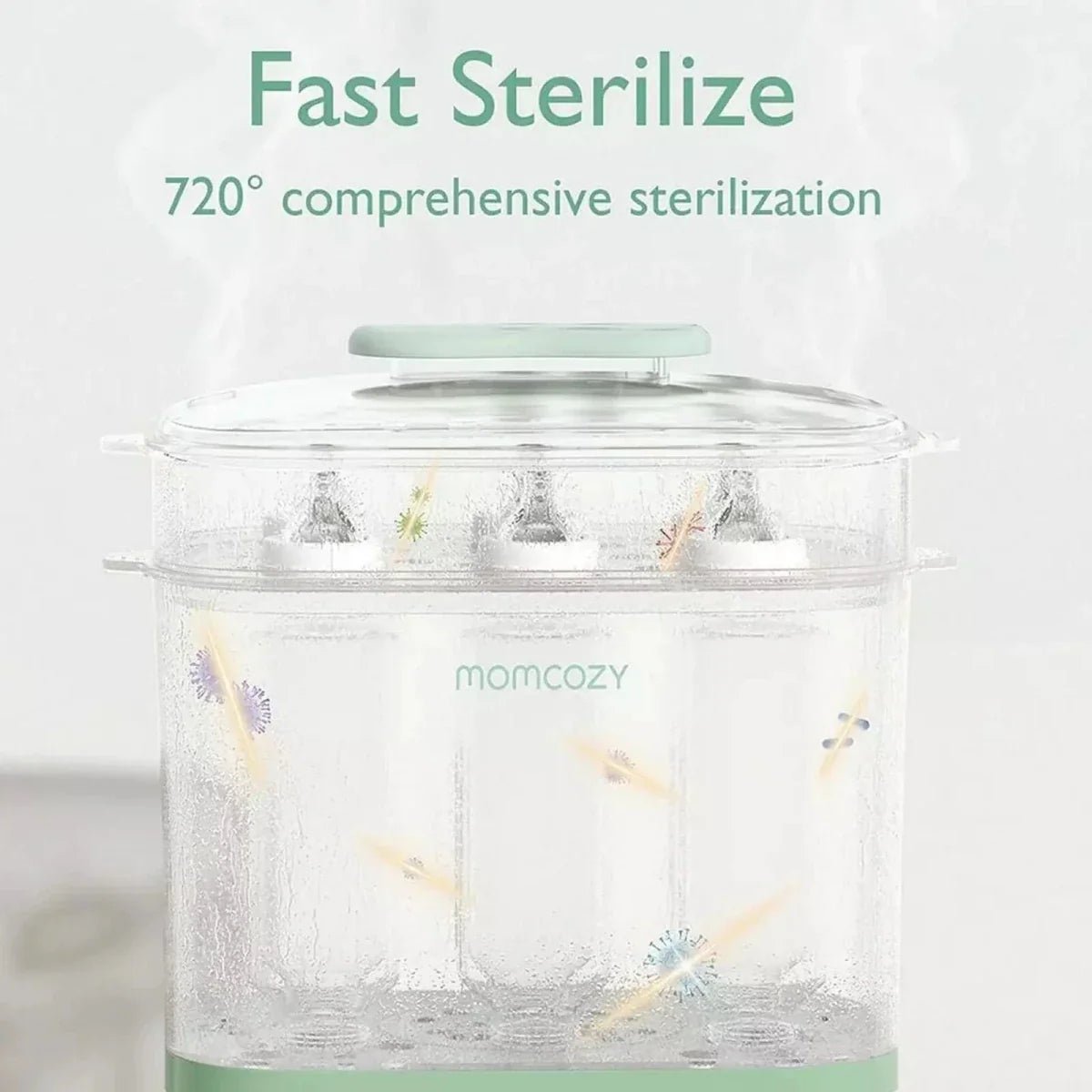 Momcozy 8-1 Bottle Steriliser & Dryer - Baby&More