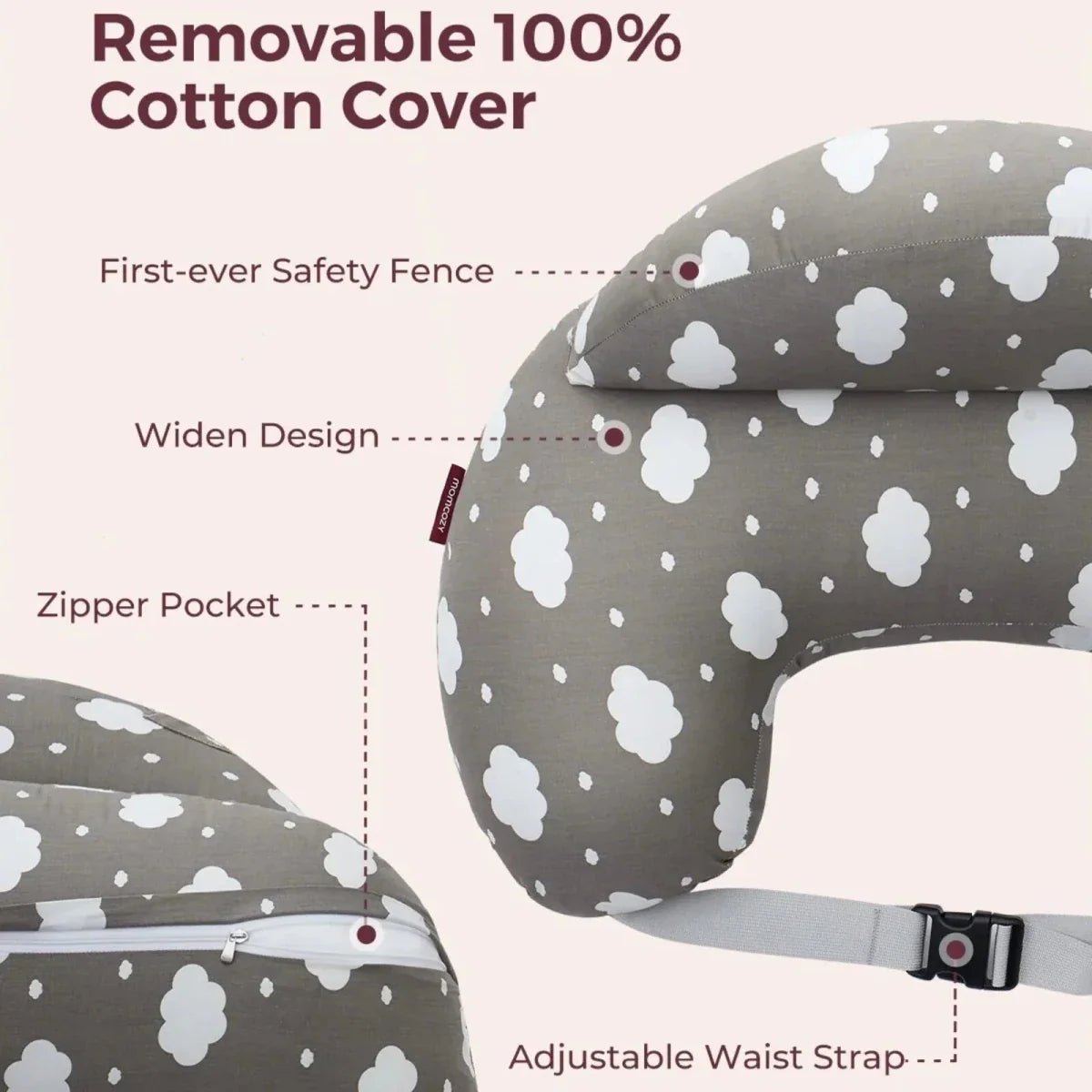 Momcozy Adjustable Nursing Pillow - Baby&More