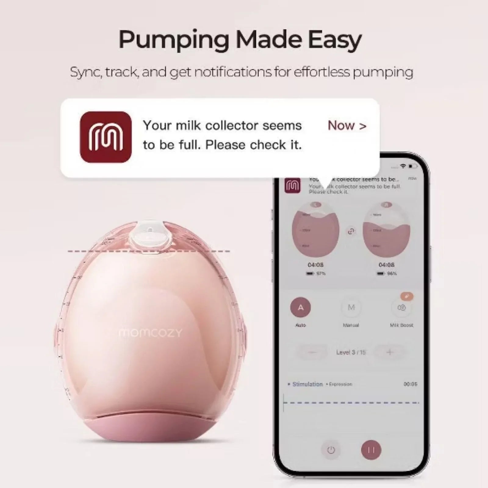Momcozy Air 1 Ultra-Slim Double Breast Pump - Baby&More