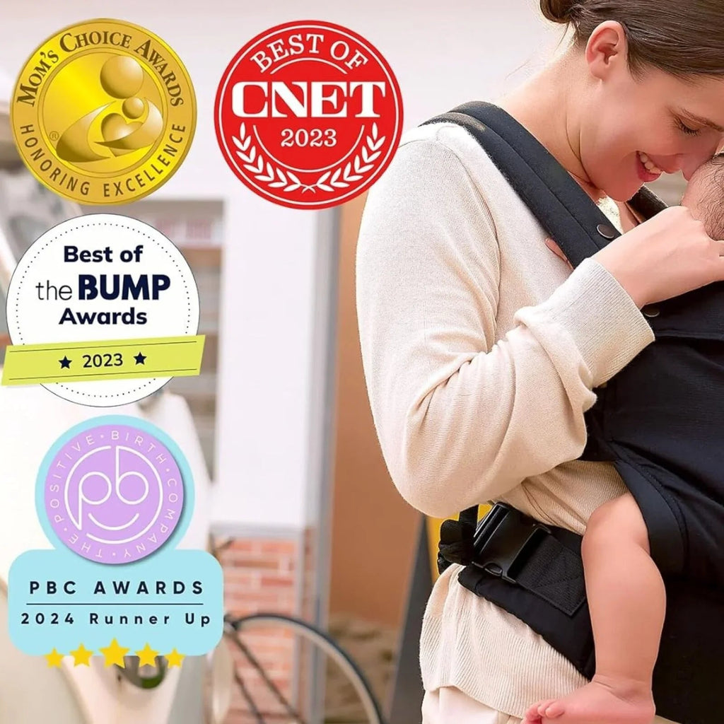Momcozy Baby Carrier Newborn to Toddler Cotton - Black - Baby&More