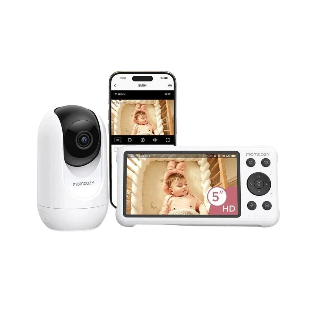 Momcozy BM04 5" Dual - mode Smart Baby Monitor & Camera - Baby&More