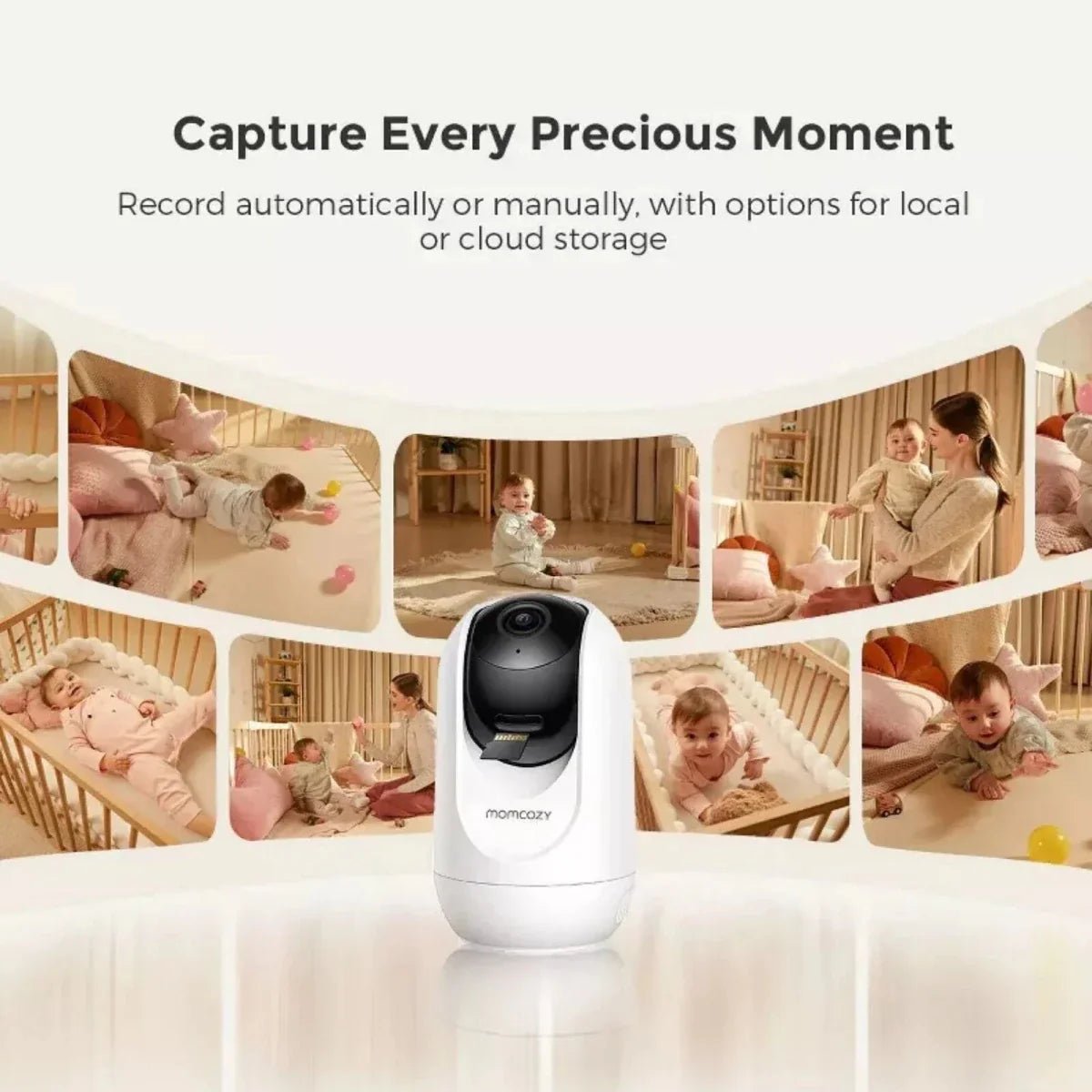 Momcozy BM04 5" Dual - mode Smart Baby Monitor & Camera - Baby&More