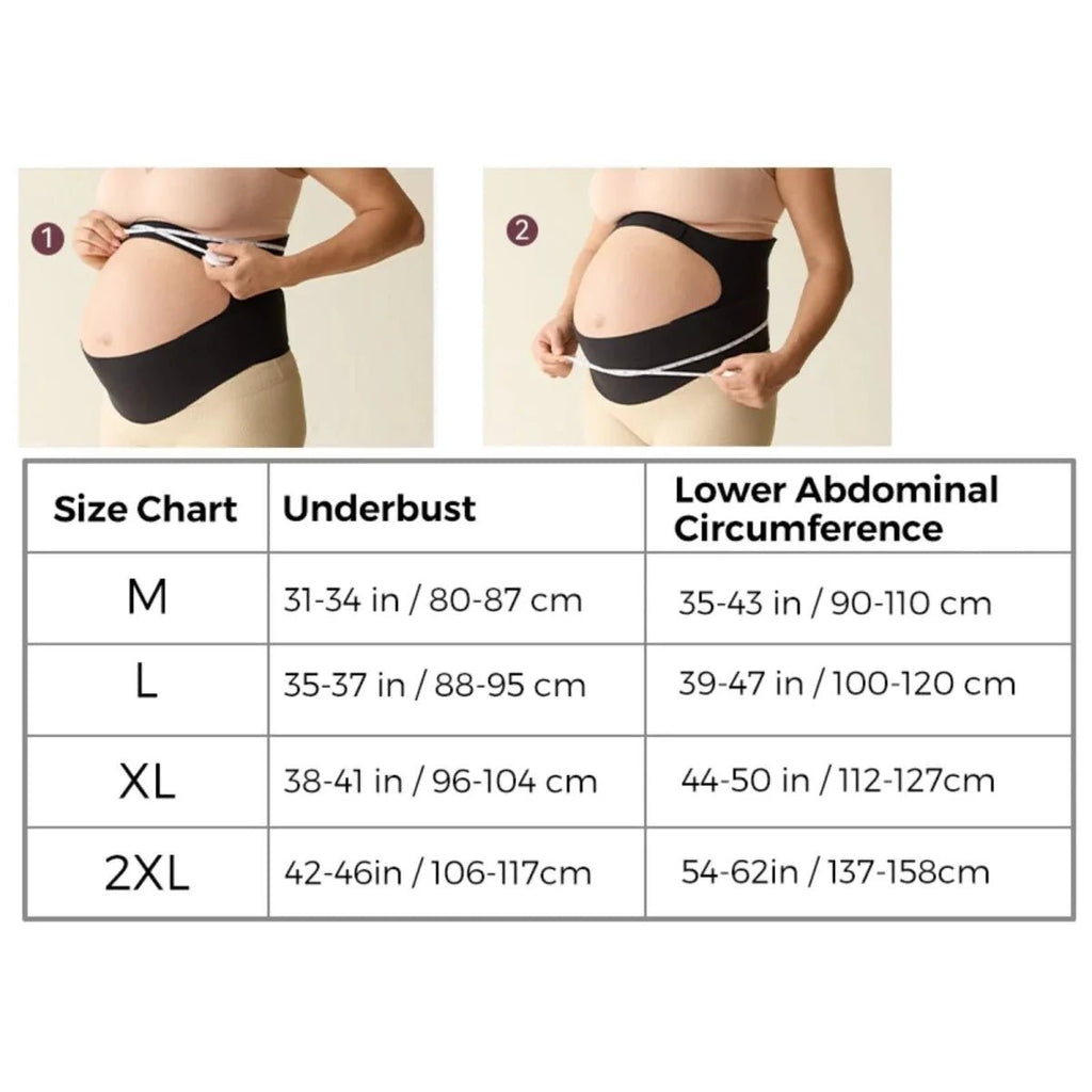Momcozy Ergonest Maternity Belly Band - XL - Black - Baby&More