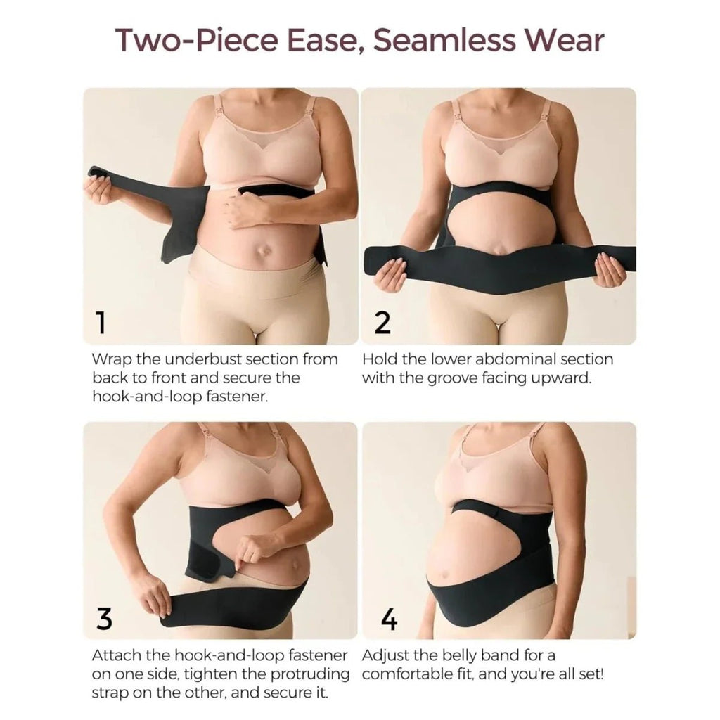 Momcozy Ergonest Maternity Belly Band - XL - Black - Baby&More