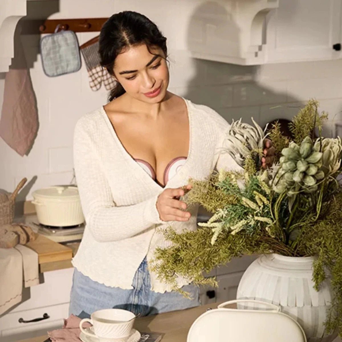 Momcozy M6 Mobile Style Double Wearable Electric Breast Pump - Baby&More
