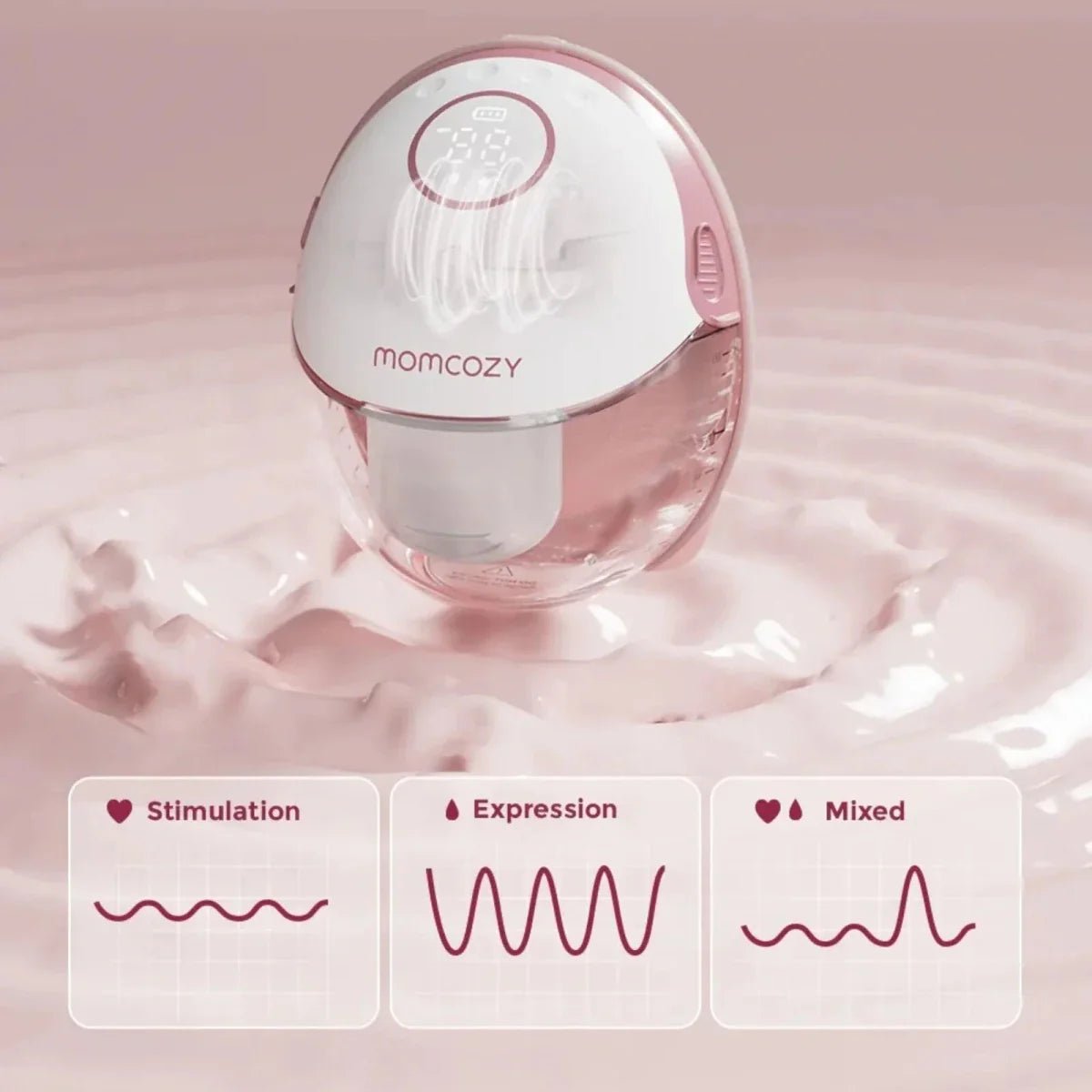 Momcozy M6 Mobile Style Double Wearable Electric Breast Pump - Baby&More