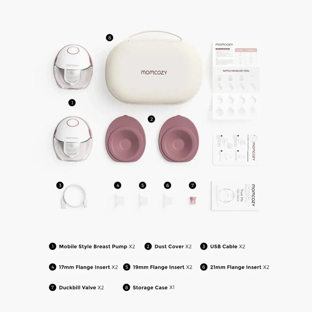 Momcozy M6 Mobile Style Double Wearable Electric Breast Pump - Baby&More
