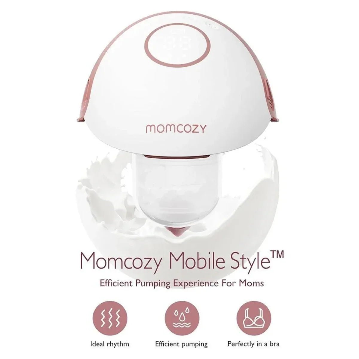 Momcozy M6 Mobile Style Double Wearable Electric Breast Pump - Baby&More