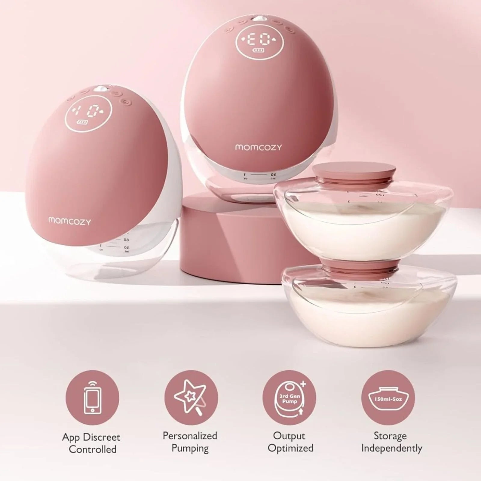 Momcozy M9 Mobile Flow Double Breast Pump - Baby&More