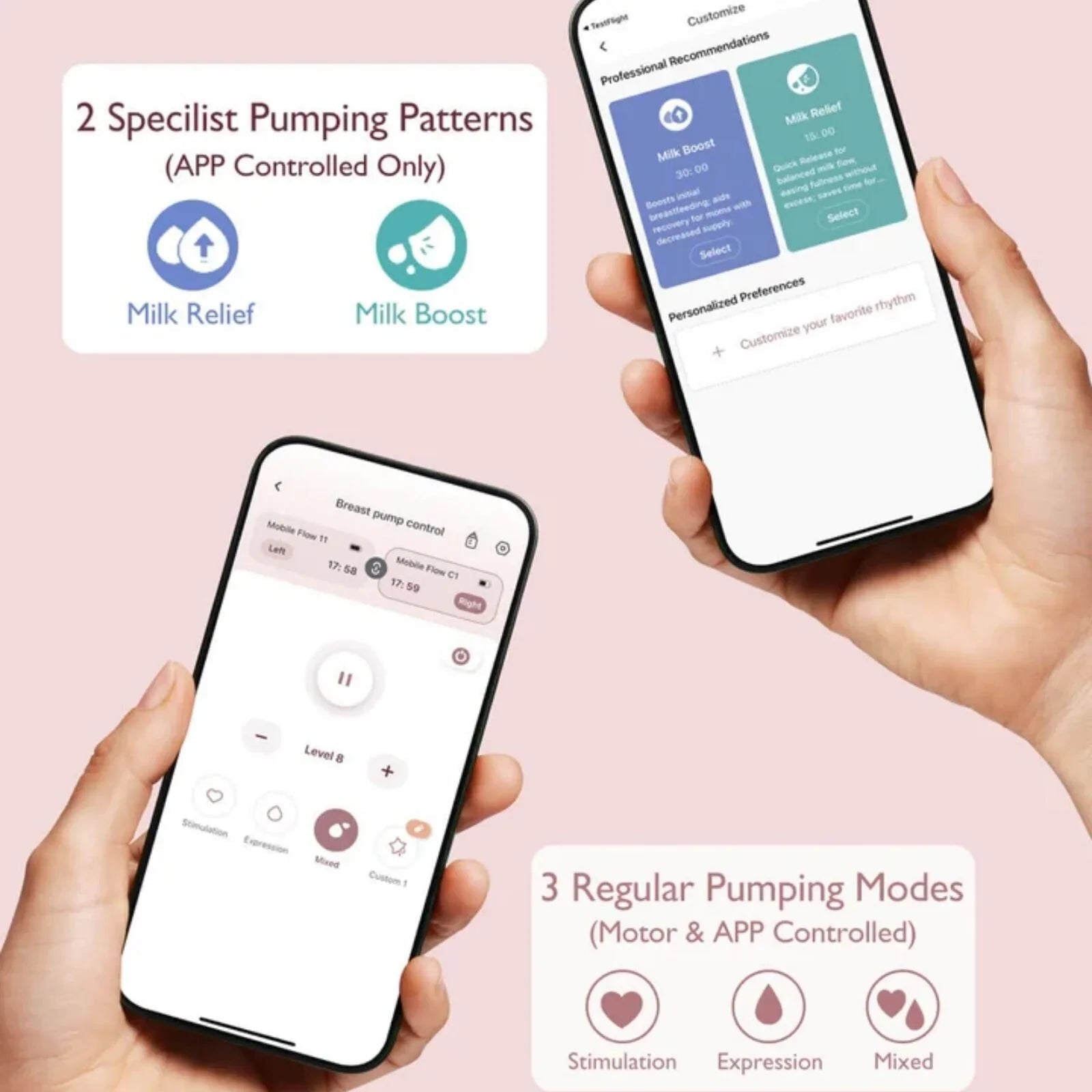 Momcozy M9 Mobile Flow Double Breast Pump - Baby&More