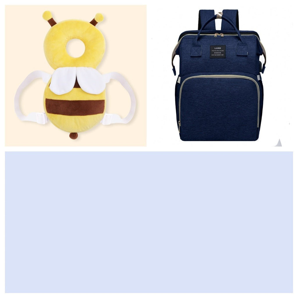Multifunctional Maternity Diaper Backpack with Pull Out Cot - Baby&More