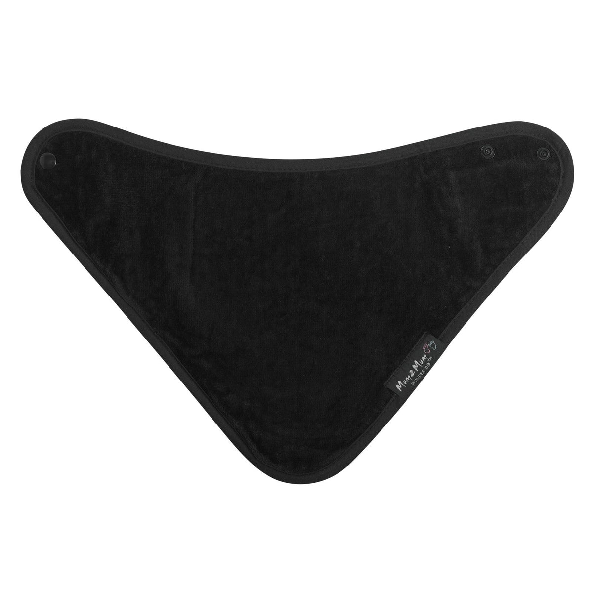 Mum 2 Mum Bandana Style Wonder Bib - Black - Baby&More