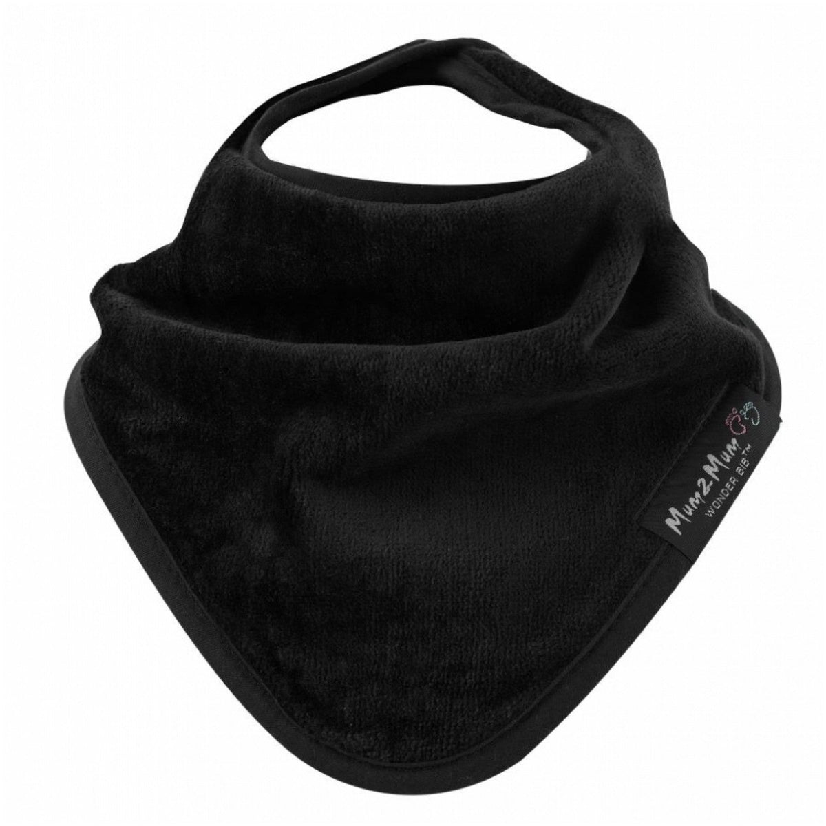 Mum 2 Mum Bandana Style Wonder Bib - Black - Baby&More
