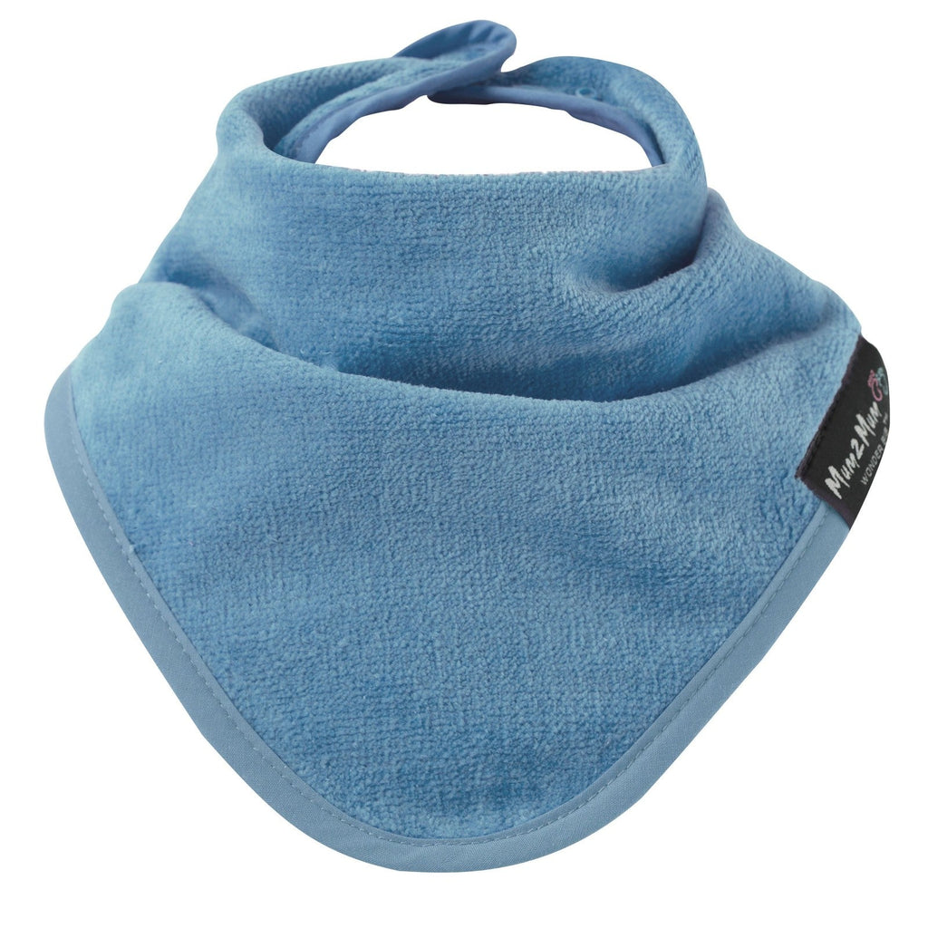 Mum 2 Mum Bandana Style Wonder Bib - Denim Blue - Baby&More