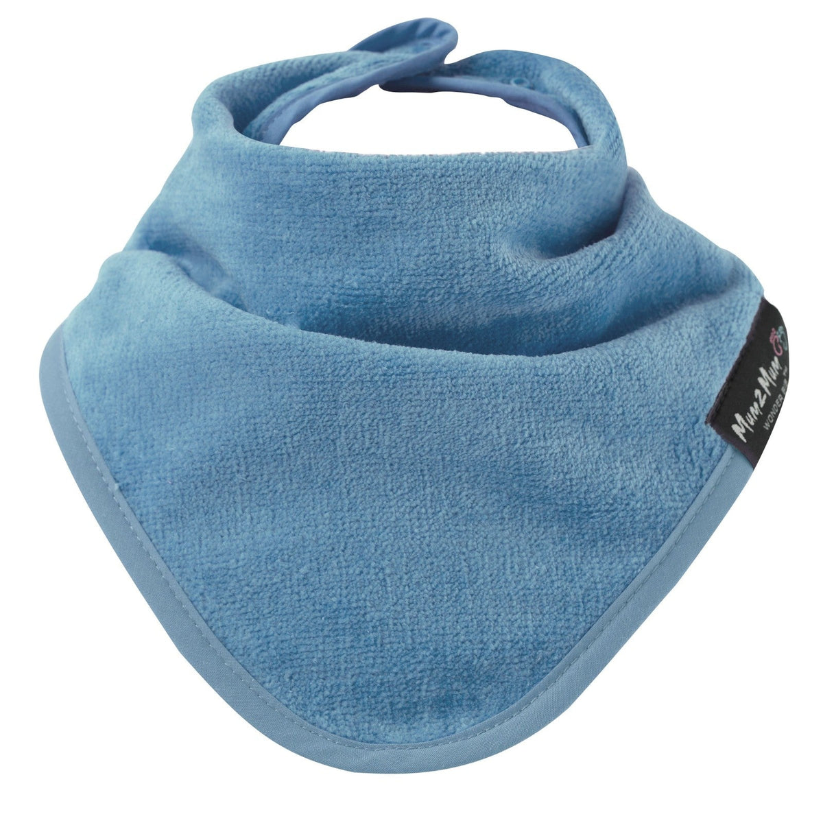 Mum 2 Mum Bandana Style Wonder Bib - Denim Blue - Baby&More