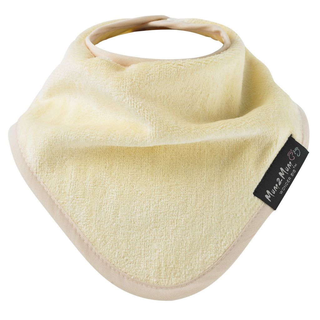 Mum 2 Mum Bandana Style Wonder Bib - Lemon Yellow - Baby&More