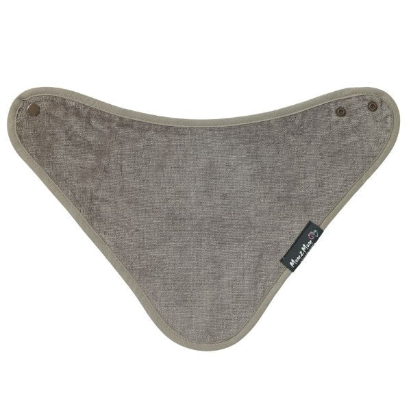 Mum 2 Mum Bandana Style Wonder Bib - Mushroom Grey/Brown - Baby&More