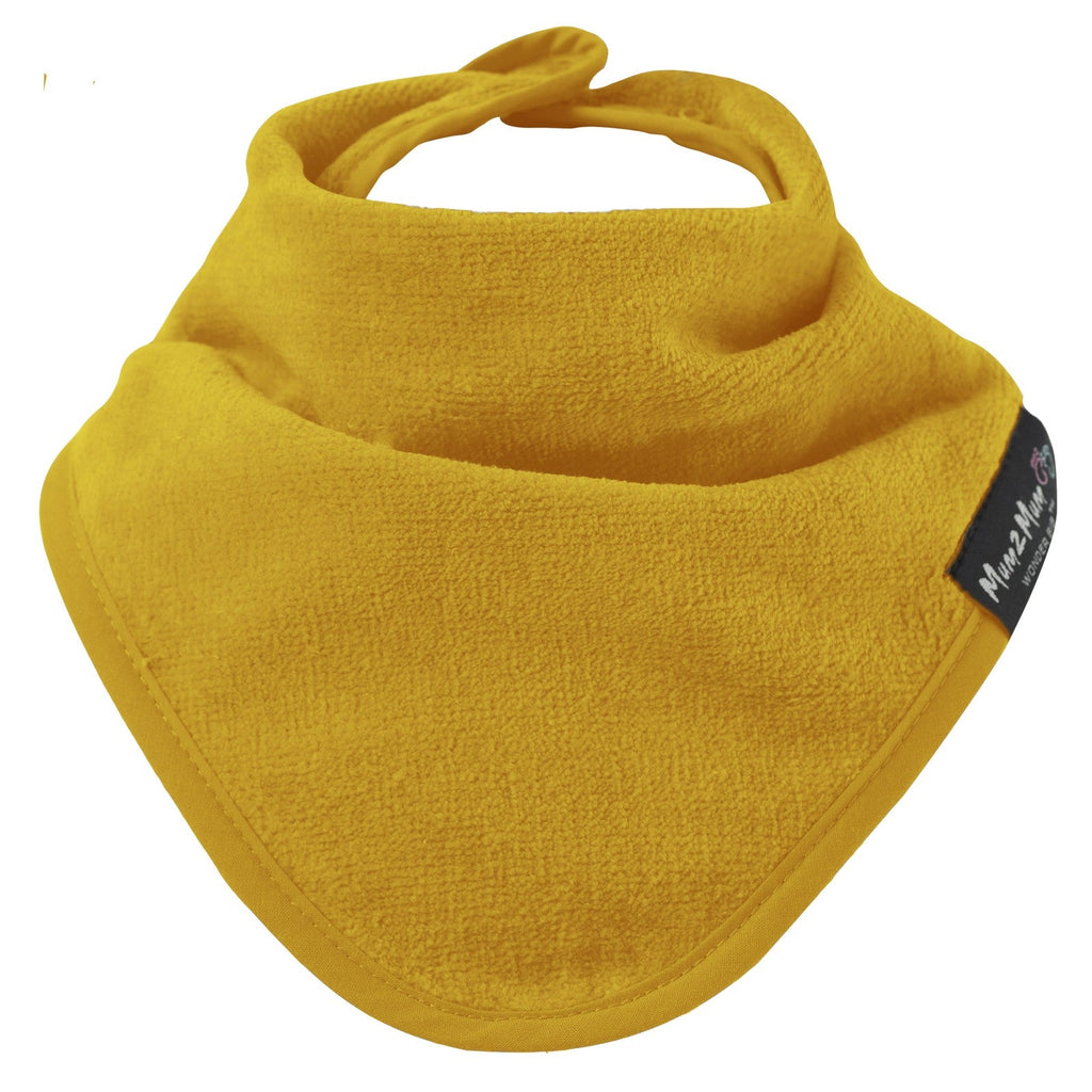 Mum 2 Mum Bandana Style Wonder Bib - Mustard Yellow - Baby&More