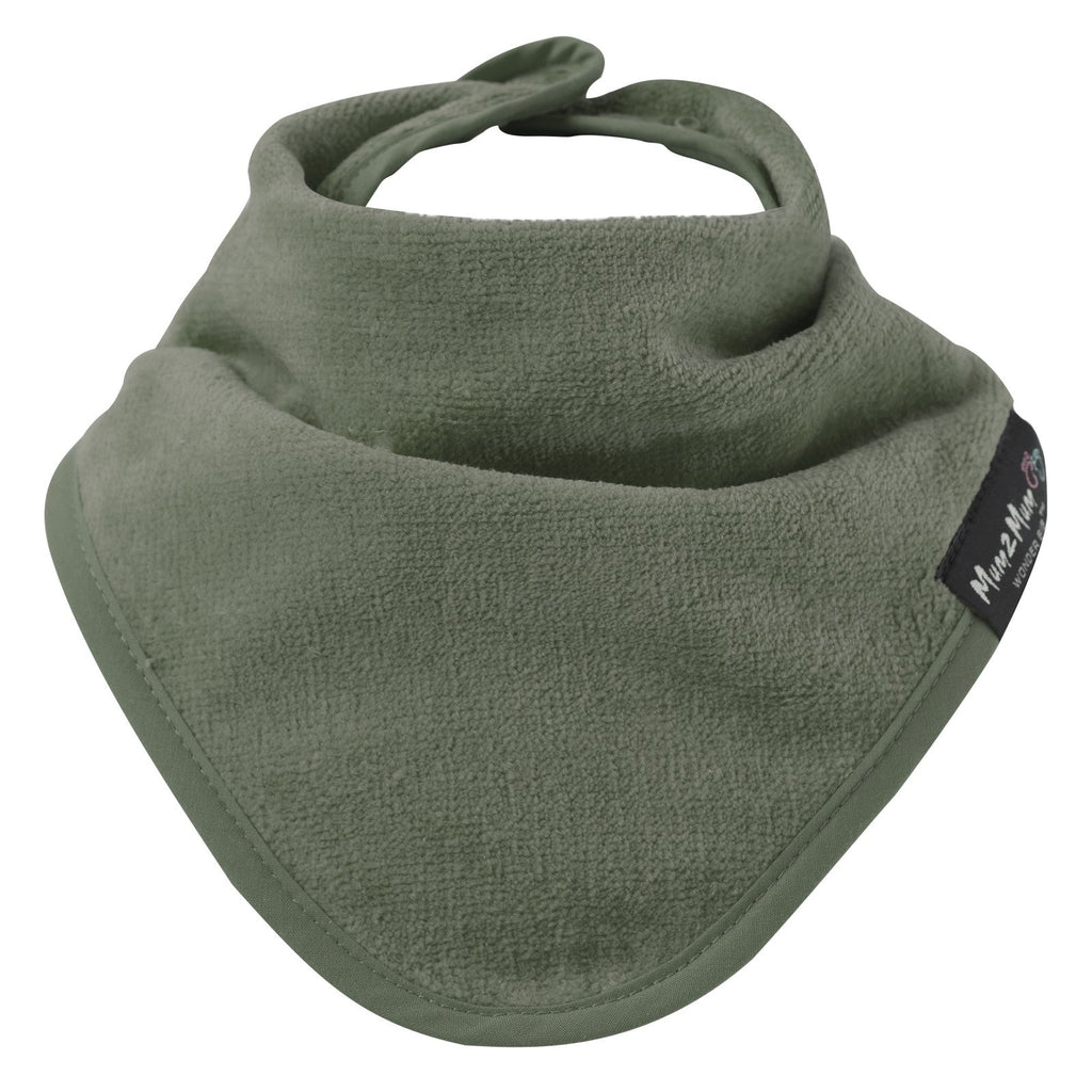 Mum 2 Mum Bandana Style Wonder Bib - Olive Green - Baby&More