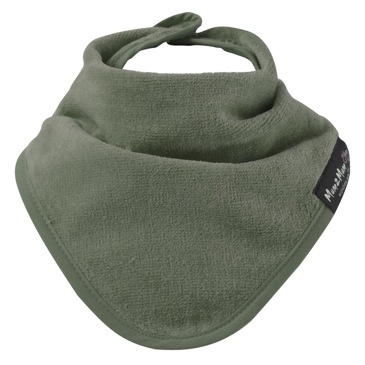 Mum 2 Mum Bandana Style Wonder Bib - Olive Green - Baby&More