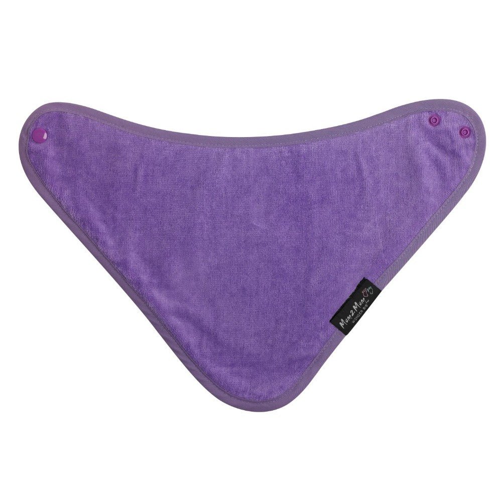 Mum 2 Mum Bandana Style Wonder Bib - Purple - Baby&More