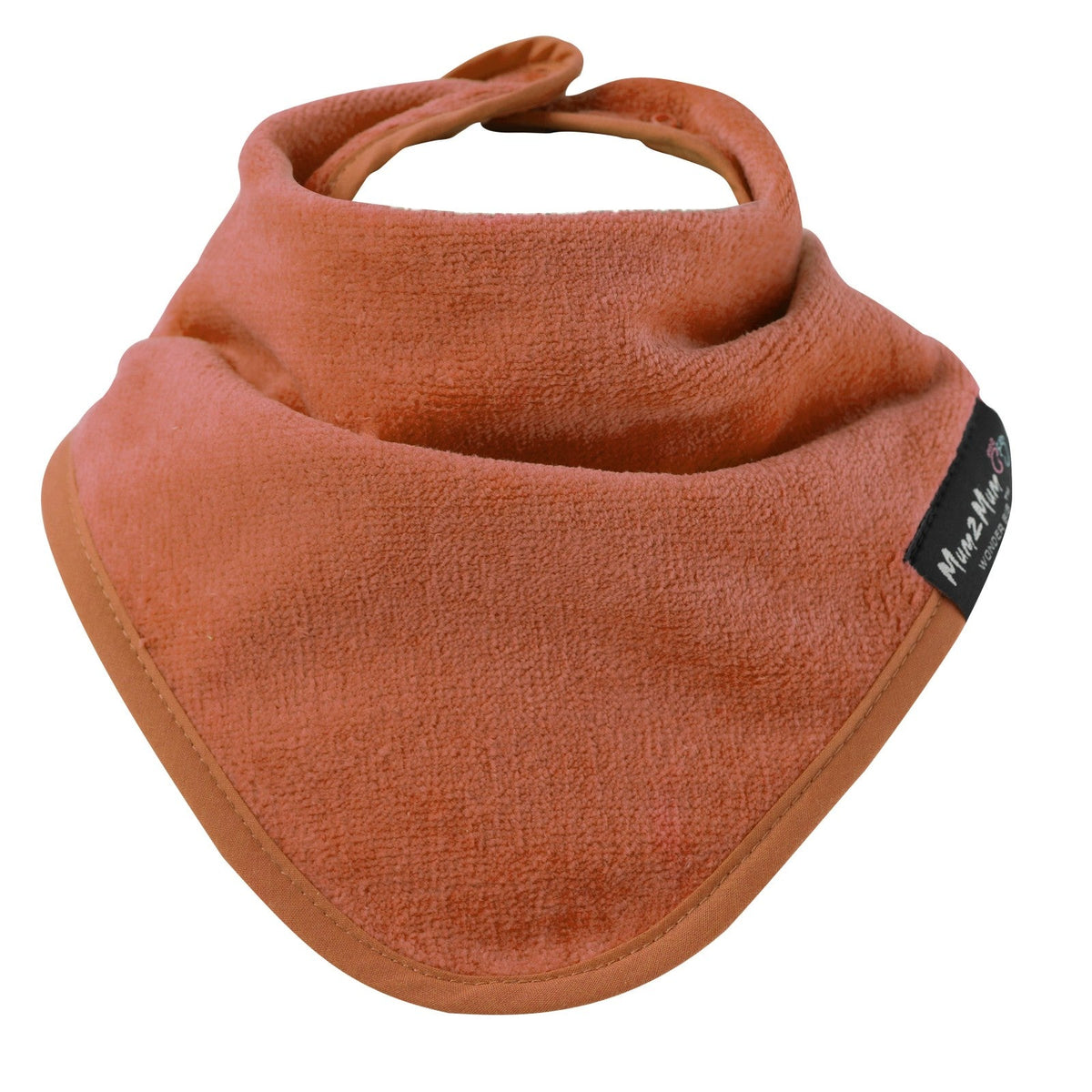 Mum 2 Mum Bandana Style Wonder Bib - Rust Orange - Baby&More
