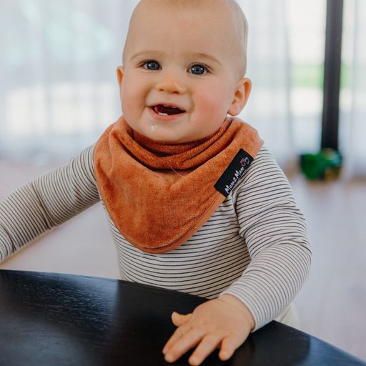 Mum 2 Mum Bandana Style Wonder Bib - Rust Orange - Baby&More