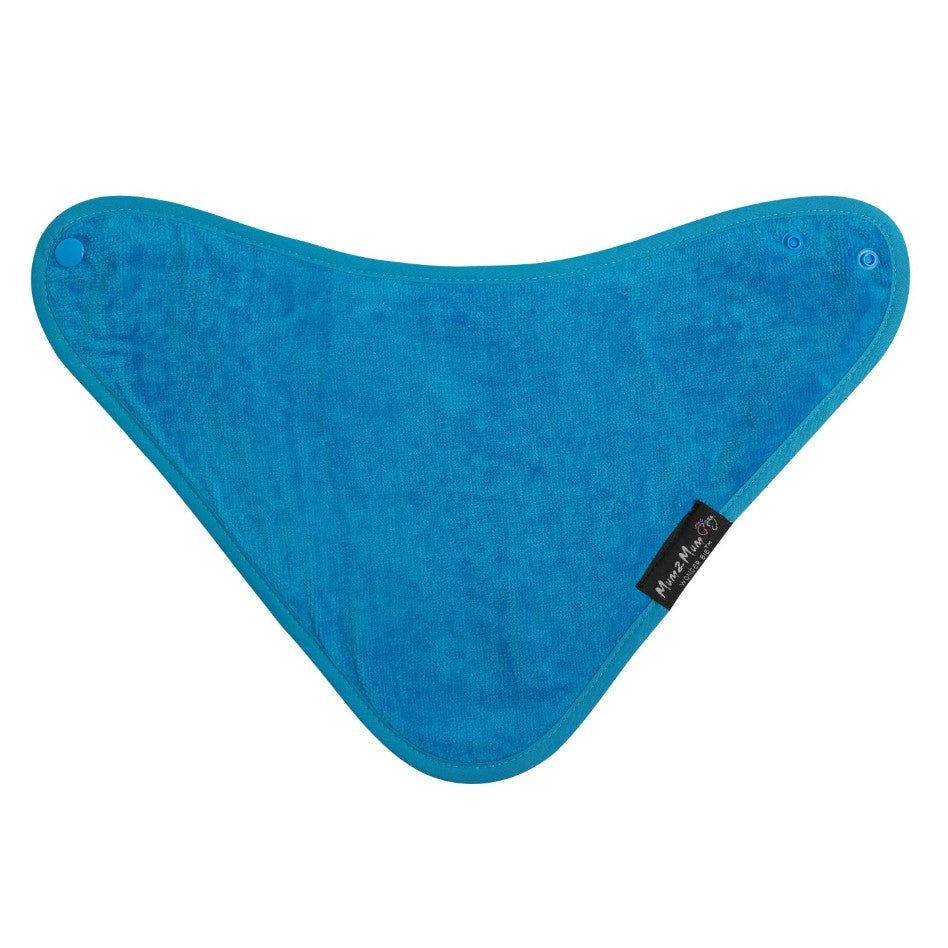 Mum 2 Mum Bandana Style Wonder Bib - Teal Blue - Baby&More