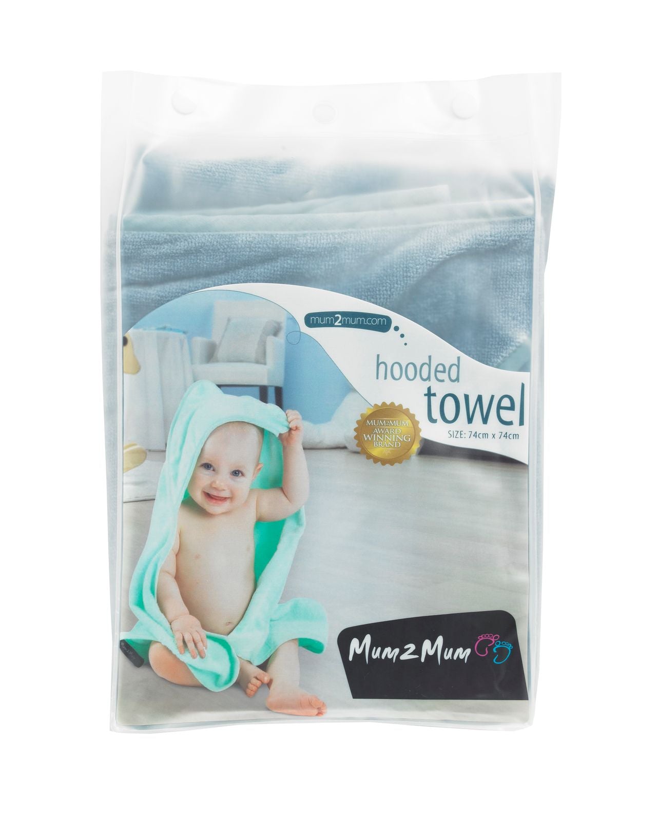 Mum 2 Mum Hooded Towel - Six Colours - Baby&More