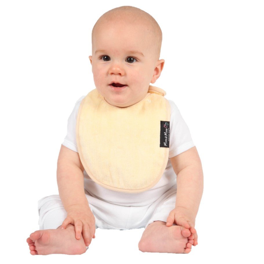 Mum 2 Mum Infant Wonder Bib - Lemon Yellow - Baby&More
