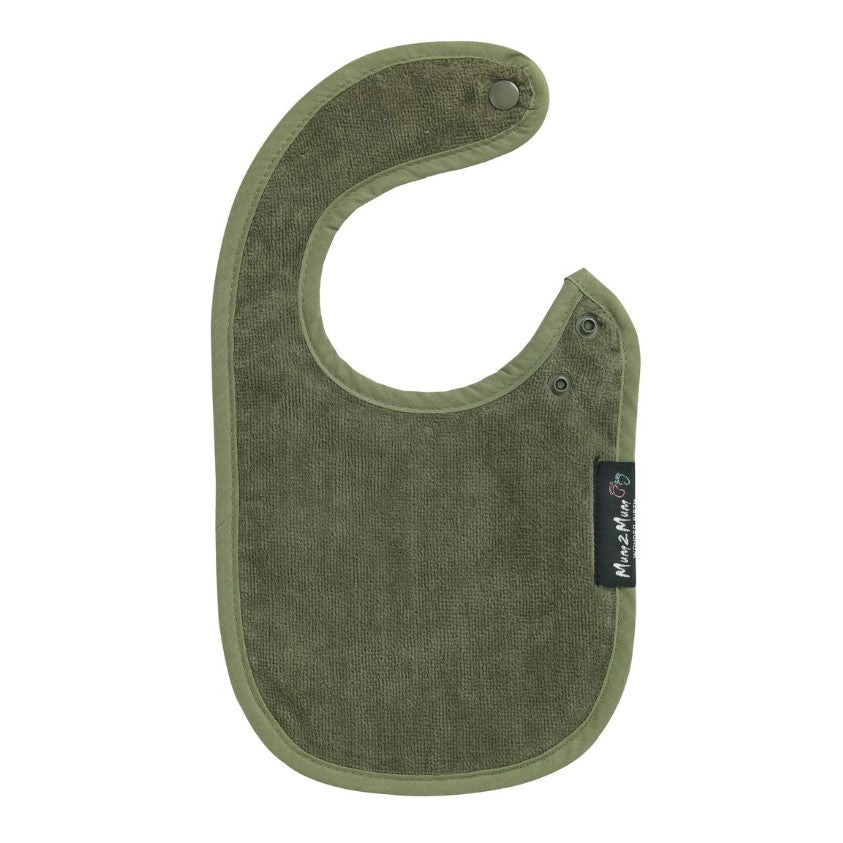 Mum 2 Mum Infant Wonder Bib - Olive Green - Baby&More