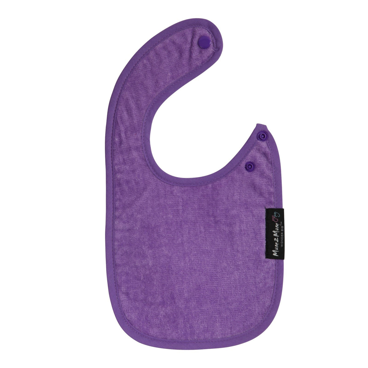 Mum 2 Mum Infant Wonder Bib - Purple - Baby&More