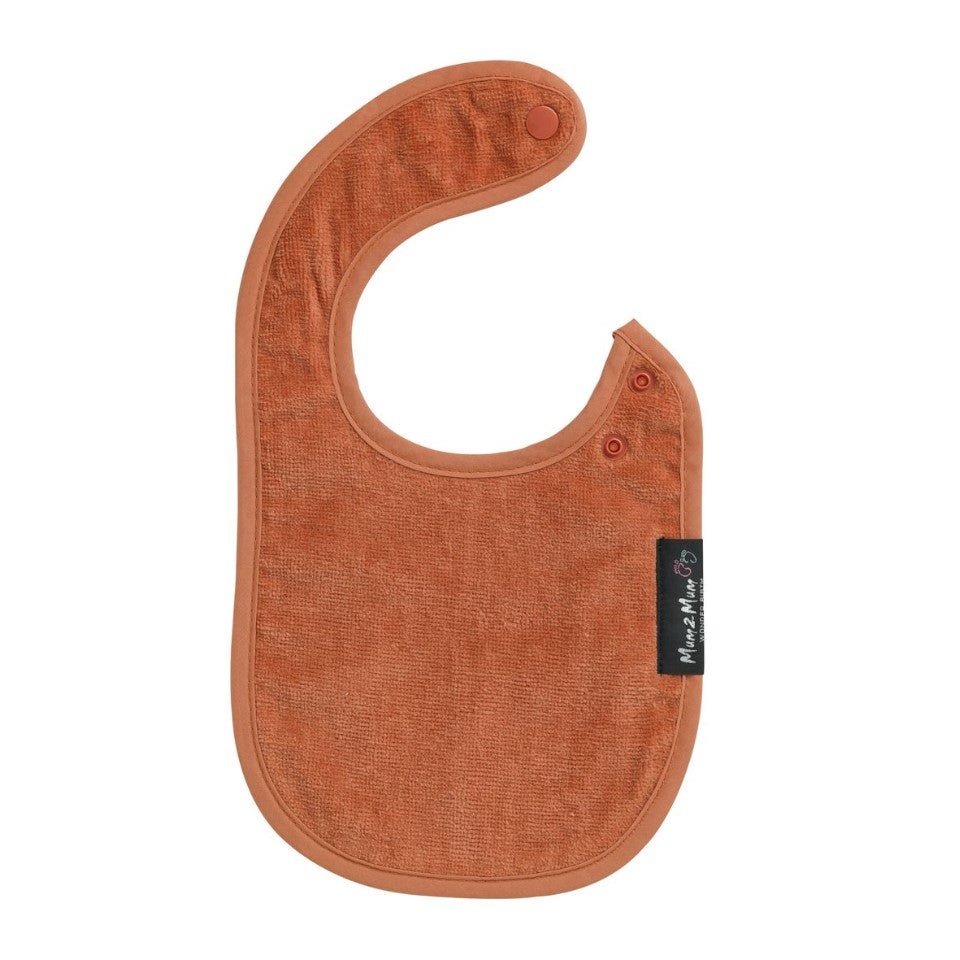 Mum 2 Mum Infant Wonder Bib - Rust - Baby&More