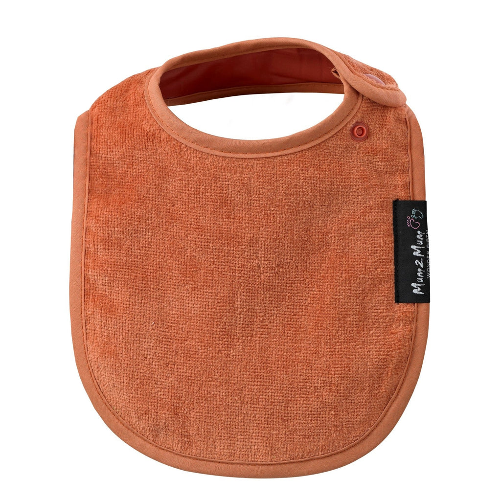 Mum 2 Mum Infant Wonder Bib - Rust - Baby&More