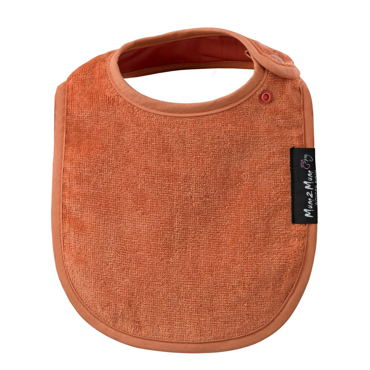 Mum 2 Mum Infant Wonder Bib - Rust - Baby&More