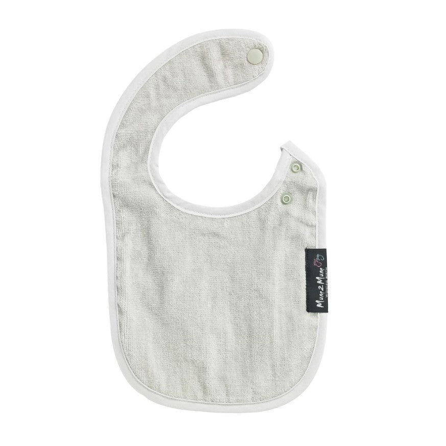 Mum 2 Mum Infant Wonder Bib - Stone Grey - Baby&More