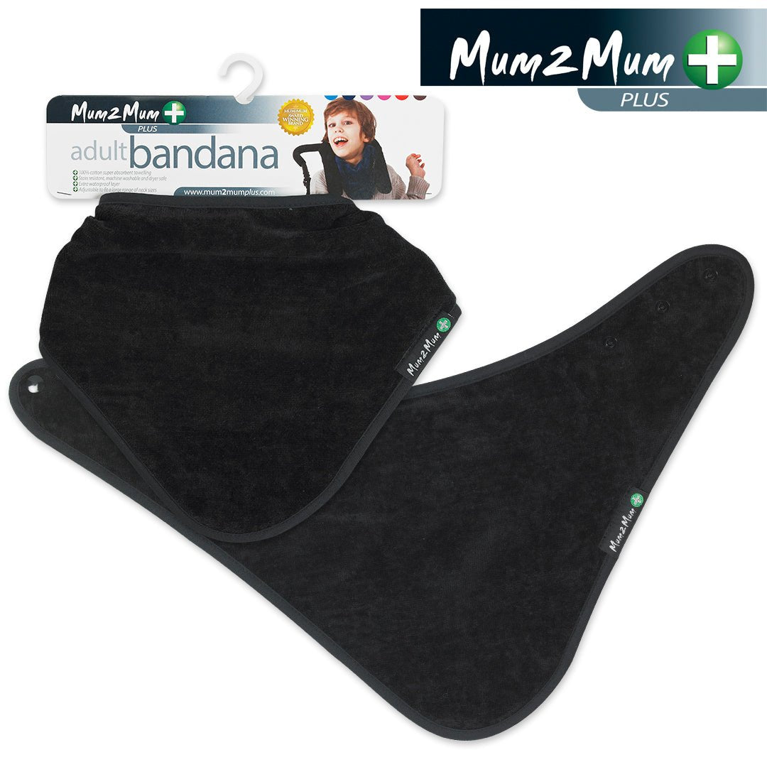 Mum 2 Mum PLUS Adult Disability Bib - Black - Baby&More