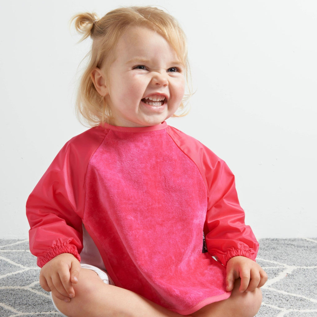Mum 2 Mum Sleeved Wonder Bib - Grey - Baby&More